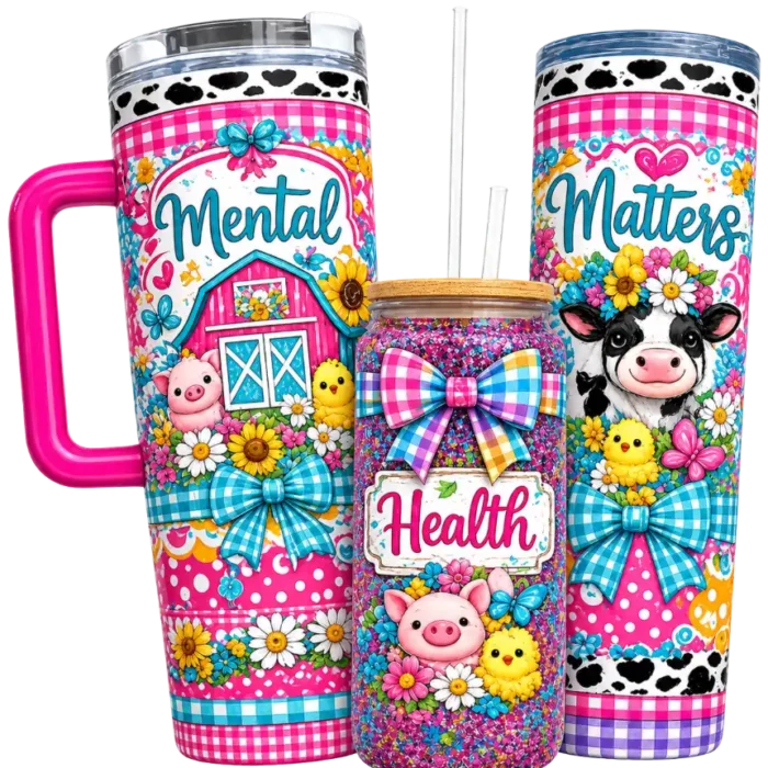 tumblers Cat Mom Leopard Print 20oz Stainless Steel Tumbler | Cute Cat Lover Gift